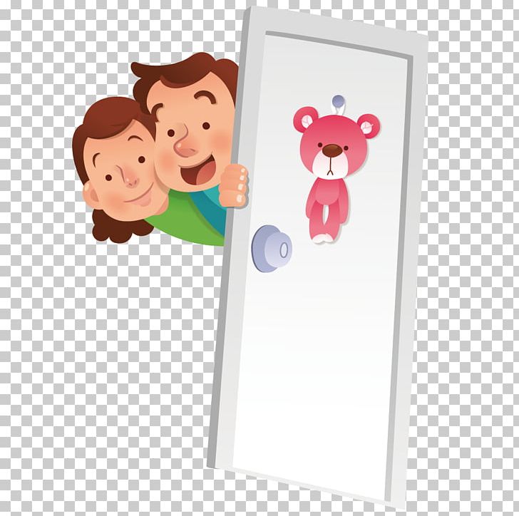 Writing Words Child Homework Parent Png Clipart Affection Android Arch Door Behind Vector Cartoon Free Png