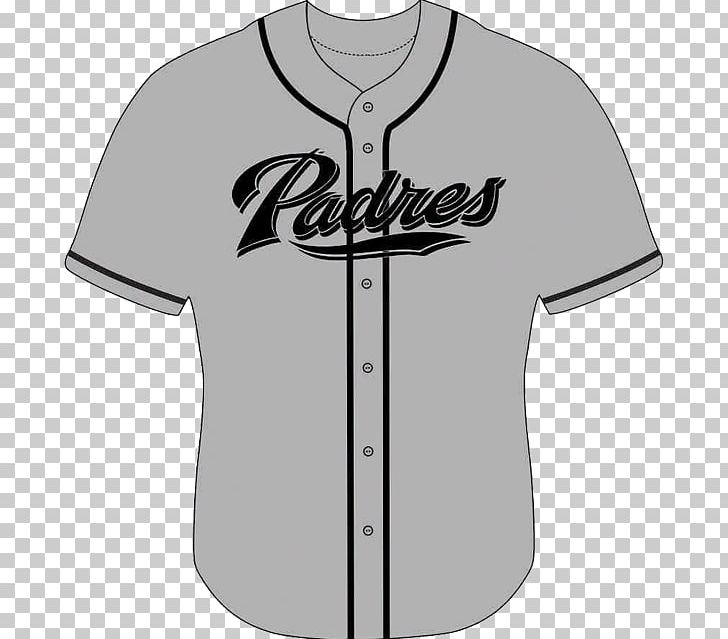 Baseball Uniform San Diego Padres T-shirt Sports Fan Jersey PNG, Clipart, Active Shirt, Baseball, Baseball Uniform, Black, Black And White Free PNG Download