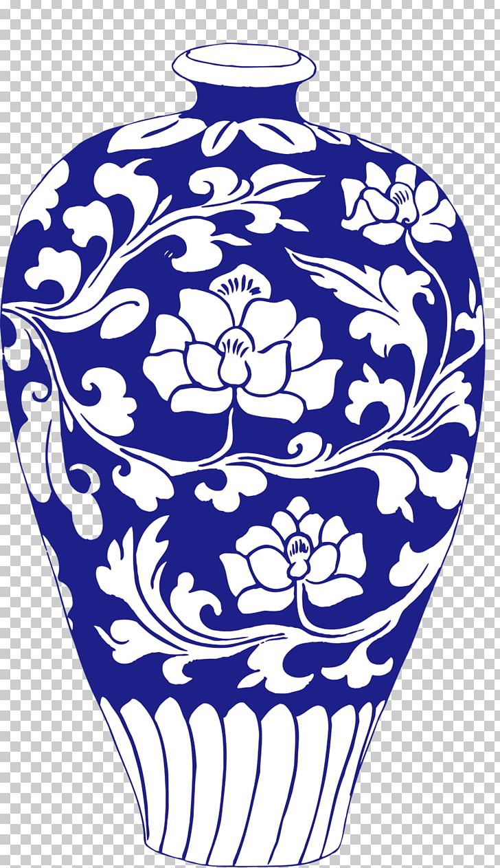Ceramic Motif Vase PNG, Clipart, Black And White, Blue, Blue And White, Chrysanthemum Chrysanthemum, Chrysanthemums Free PNG Download