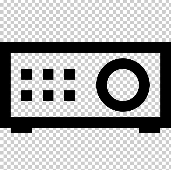 Multimedia Projectors Computer Icons Video Font PNG, Clipart, Area, Black, Black And White, Brand, Computer Icons Free PNG Download