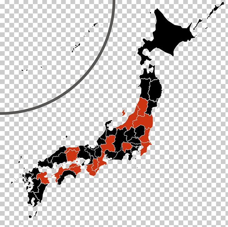 Prefectures Of Japan Map PNG, Clipart, Art, Black And White, Computer Wallpaper, Flowering Plant, Graphic Design Free PNG Download