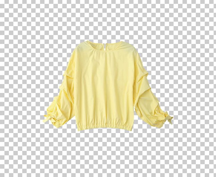Sleeve Blouse Neck PNG, Clipart, Blouse, Clothing, Neck, Sleeve, Yellow Free PNG Download