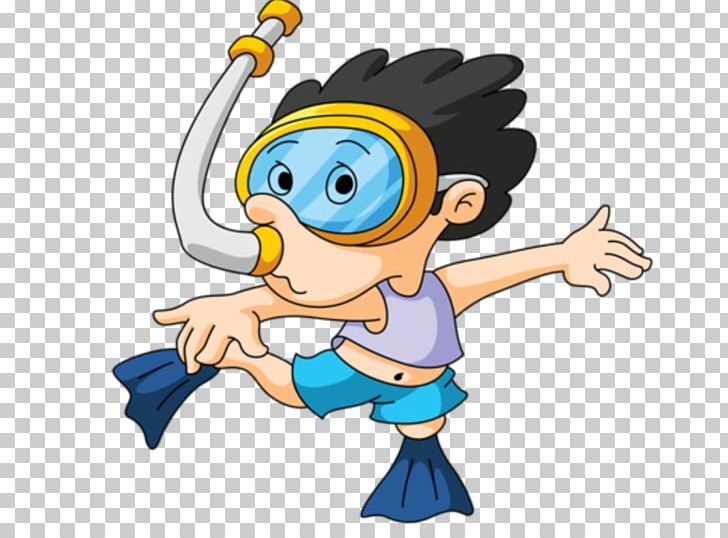 diving clipart cartoon