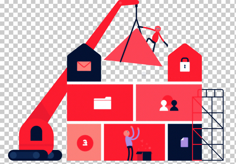 Red Line House PNG, Clipart, House, Line, Red Free PNG Download