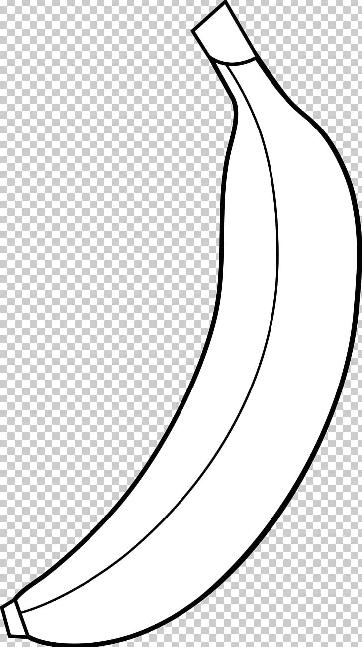 Banana Muffin Black PNG, Clipart, Angle, Area, Banana, Banana Outline Cliparts, Black Free PNG Download