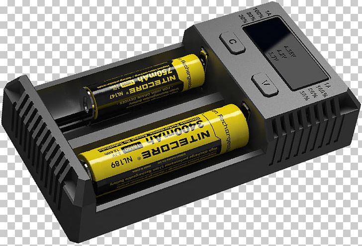 Smart Battery Charger Nitecore Intellicharger Electric Battery Lithium Iron Phosphate Battery PNG, Clipart, Battery Charger, Electron, Electronic Cigarette, Full Of Umami, Hardware Free PNG Download