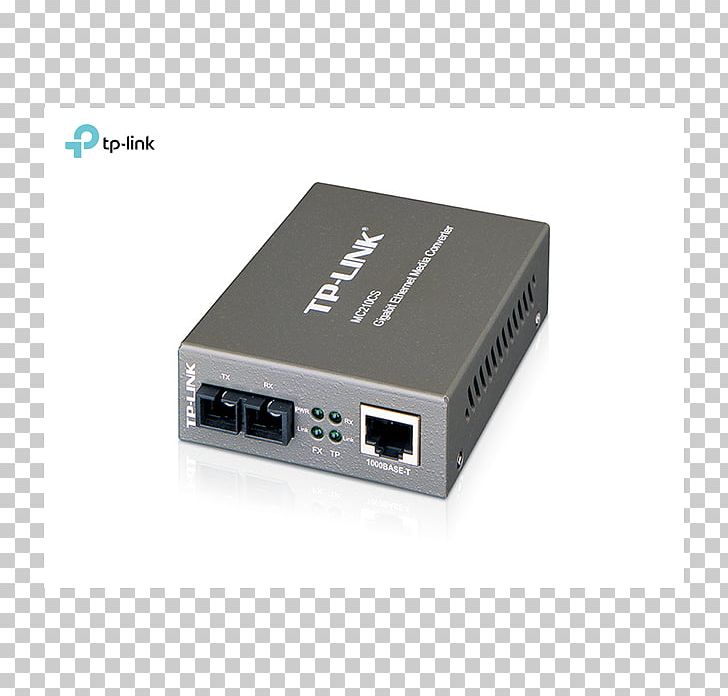 Fiber Media Converter Gigabit Ethernet Multi-mode Optical Fiber Single-mode Optical Fiber TP-Link PNG, Clipart, Adapter, Cable, Computer Network, Electronic Device, Electronics Free PNG Download