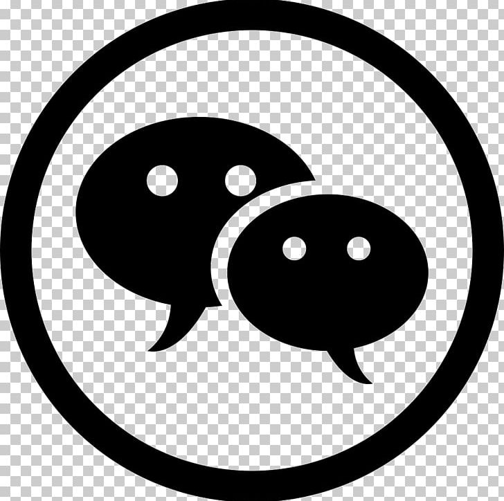WeChat Computer Icons PNG, Clipart, Area, Black, Black And White, Cdr, Circle Free PNG Download