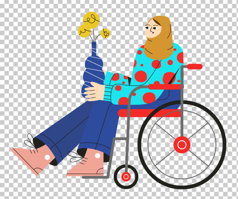 Sitting On Wheelchair Wheelchair Sitting PNG, Clipart, Behavior, Cartoon, Geometry, Happiness, Human Free PNG Download