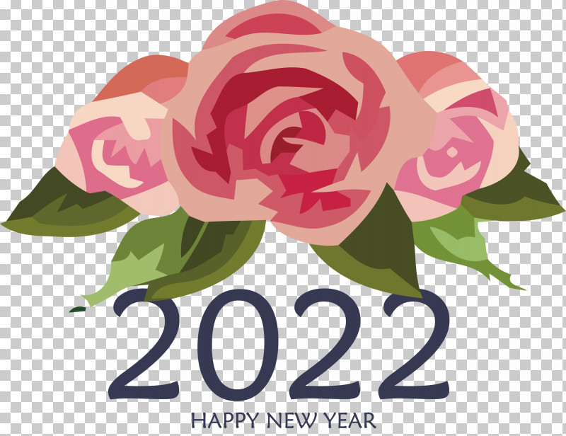 2022 Happy New Year 2022 New Year 2022 PNG, Clipart, Cabbage Rose, Cut Flowers, Floral Design, Flower, Garden Free PNG Download
