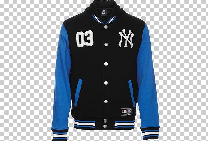New York Yankees MLB Jacket Majestic Athletic T-shirt PNG, Clipart, Baseball, Blue, Clothing, Coat, Electric Blue Free PNG Download
