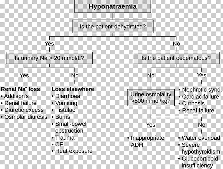 Hyponatremia Hypernatremia Hypovolemia Flow Diagram Flowchart PNG, Clipart,  Free PNG Download