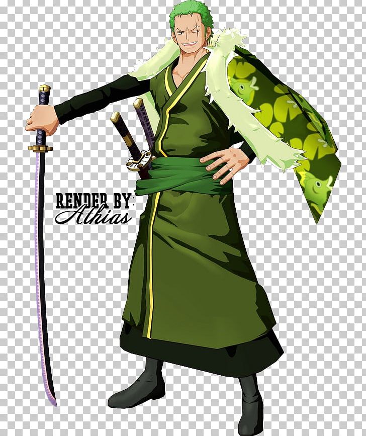 Roronoa The Team Mugiwara - One Piece Roronoa Zoro Ii Green Full Set  Cosplay Costume - Free Transparent PNG Download - PNGkey