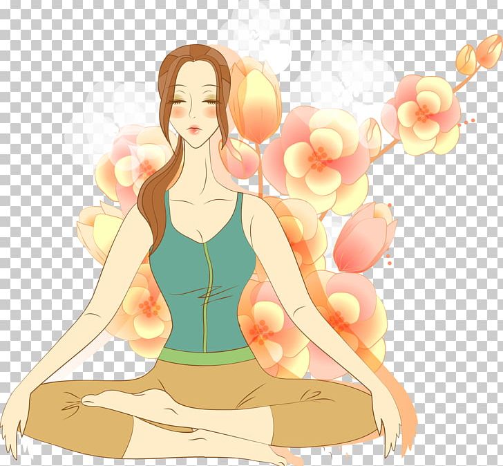 Yoga Meditation Lotus Position Drawing Illustration PNG, Clipart, Anime, Arm, Business Man, Cartoon, Fictional Character Free PNG Download