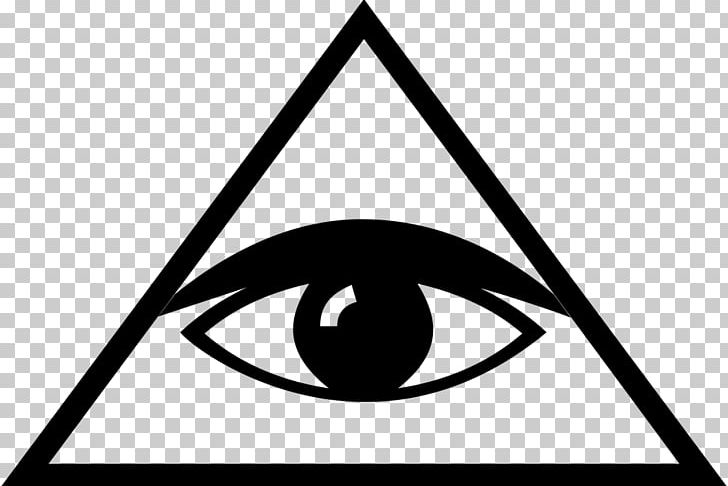 Eye Of Providence Illuminati PNG, Clipart, All Seeing Eye, Angle, Area, Black And White, Circle Free PNG Download