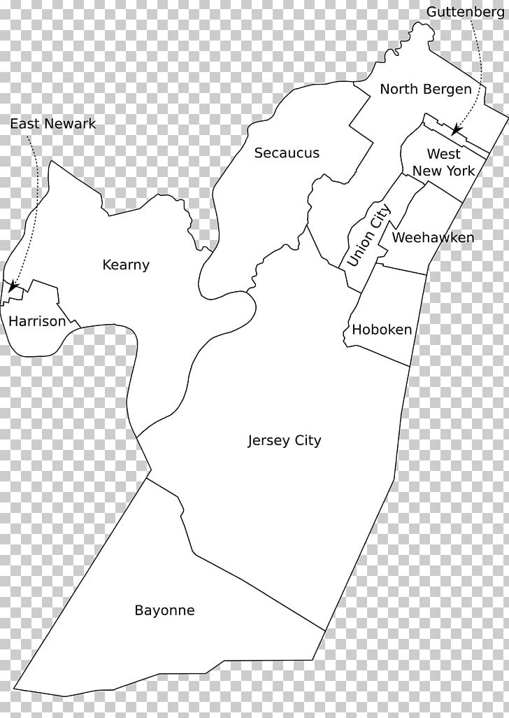Hudson County PNG, Clipart, Angle, Area, Black And White, Blank, Blank Map Free PNG Download