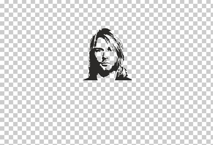 Kurt Cobain Stencil Drawing Portrait PNG, Clipart, Airbrush, Art, Black, Black And White, Brand Free PNG Download