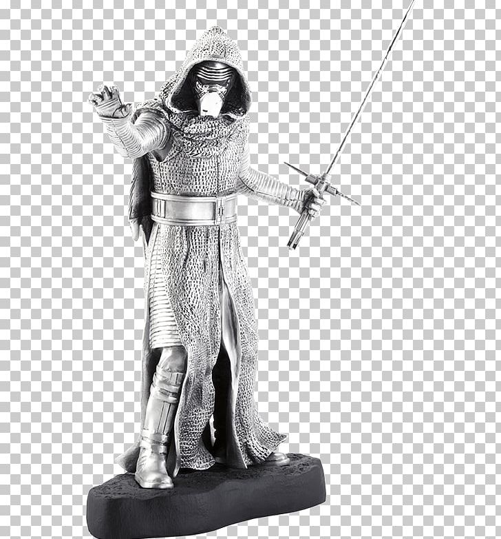 Kylo Ren Figurine Selangor Stormtrooper Han Solo PNG, Clipart, Action Figure, Anakin Skywalker, Armour, Black And White, Classical Sculpture Free PNG Download