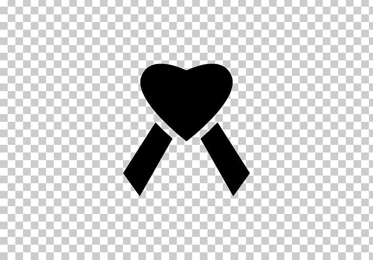 Logo Computer Icons Heart Ribbon PNG, Clipart, Angle, Black, Black And White, Black Ribbon, Brand Free PNG Download