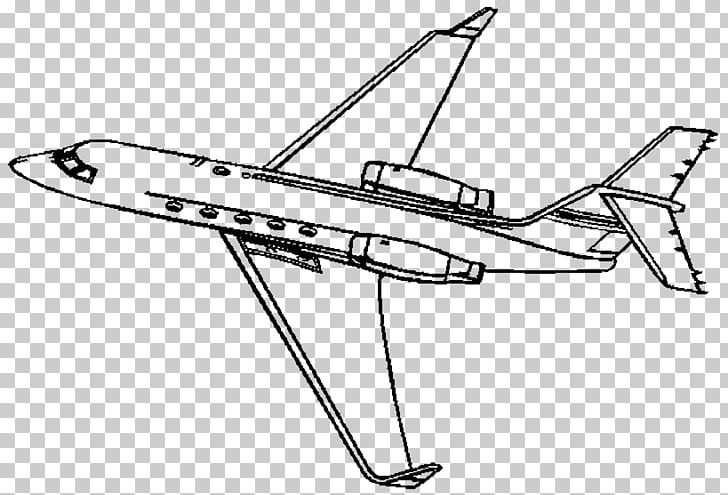 Airplane Coloring Book Jet Aircraft Business Jet Fighter Aircraft PNG, Clipart, Angle, Area, Auto Part, Black And White, Boat Free PNG Download
