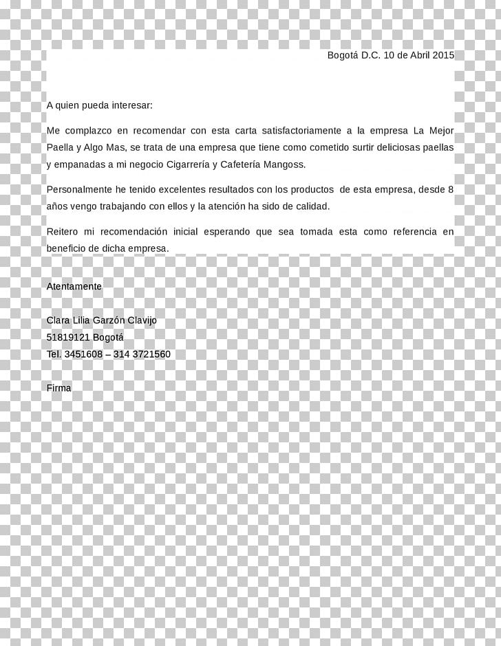 Letter Of Recommendation Empresa Reference Business Letter PNG, Clipart, Adibide, Area, Brand, Business Letter, Carta Comercial Free PNG Download