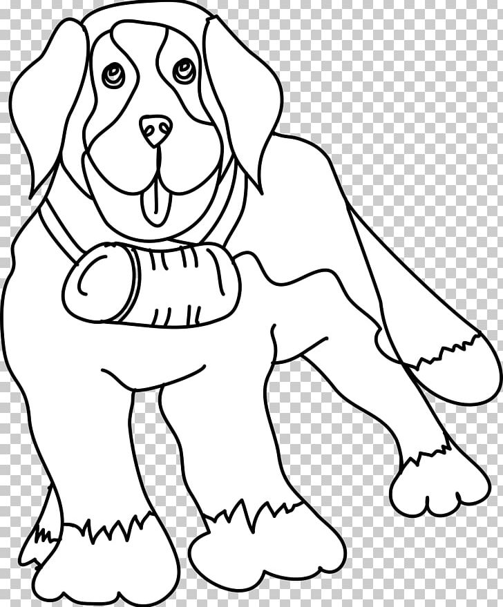 St. Bernard Dachshund Drawing PNG, Clipart, Animal, Area, Art, Black, Black And White Free PNG Download