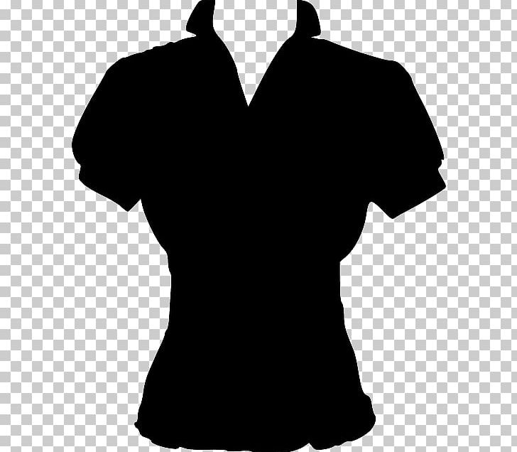 T-shirt Blouse Top Clothing PNG, Clipart, Black, Black And White, Blouse, Clothing, Dress Free PNG Download