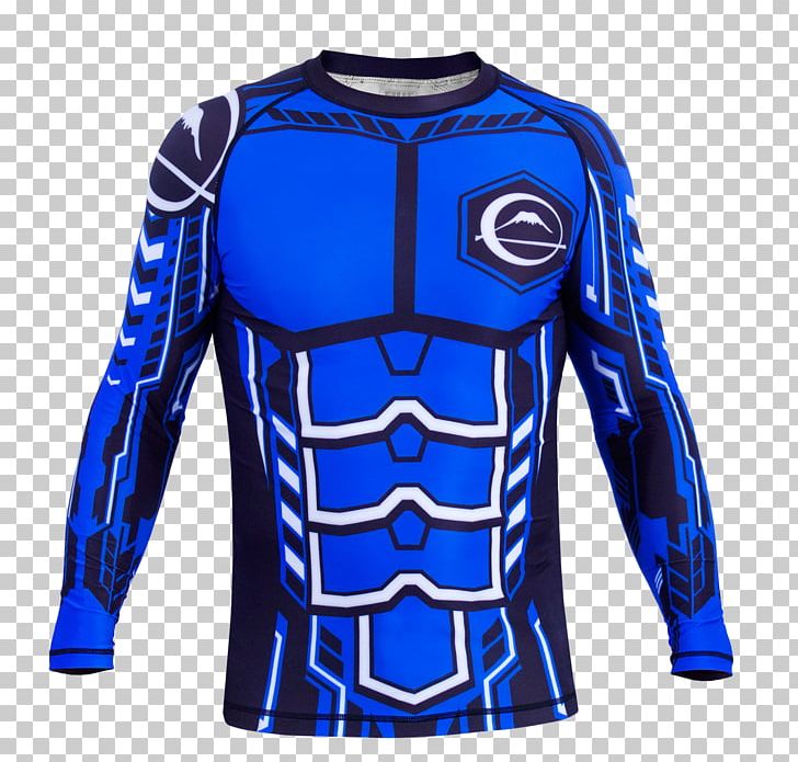 Jersey Rash Guard T-shirt Brazilian Jiu-jitsu Sleeve PNG, Clipart, Active Shirt, Blue, Brazilian Jiujitsu, Clothing, Cobalt Blue Free PNG Download
