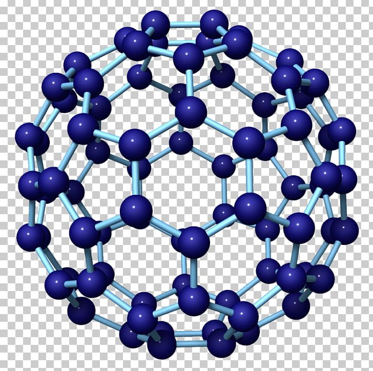 Buckminsterfullerene Carbon Molecule Chemistry PNG, Clipart, Alotrop Karbon, Amorphous Solid, Atom, Bead, Blue Free PNG Download