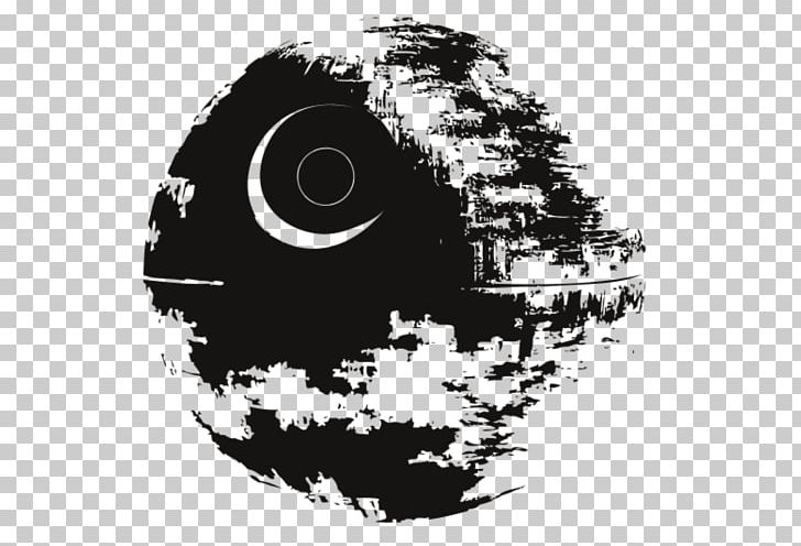 Death Star Boba Fett Wall Decal Star Wars PNG, Clipart, Black And White, Boba Fett, Circle, Death Star, Decal Free PNG Download