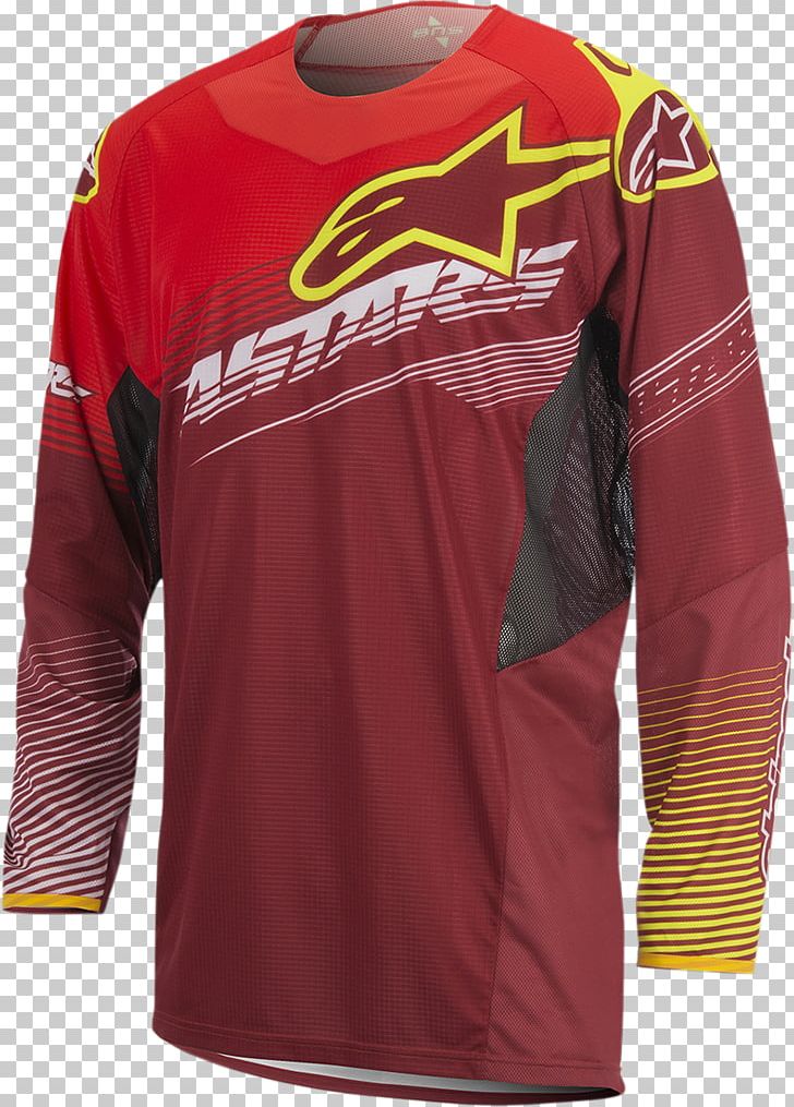 T-shirt Alpinestars Jersey Motorcycle Glove PNG, Clipart, Active Shirt, Alpinestars, Clothing, Clothing Sizes, Factory Free PNG Download