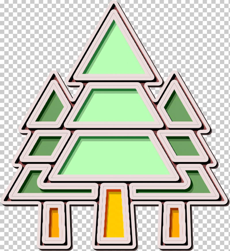 Camping Elements Icon Forest Icon PNG, Clipart, Christmas Day, Christmas Tree, Forest Icon, Geometry, Line Free PNG Download
