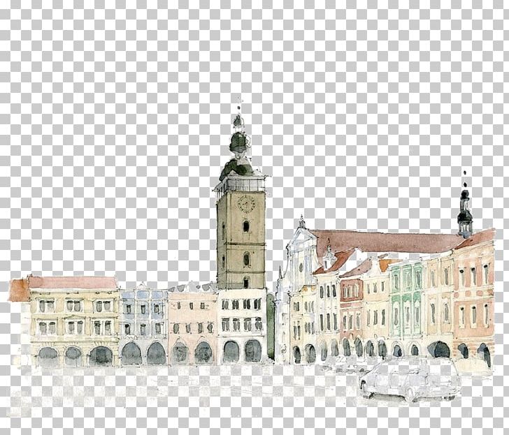 Watercolor Painting Drawing Architecture PNG, Clipart, Architectural Drawing, Architecture, Build, Building, Building Blocks Free PNG Download