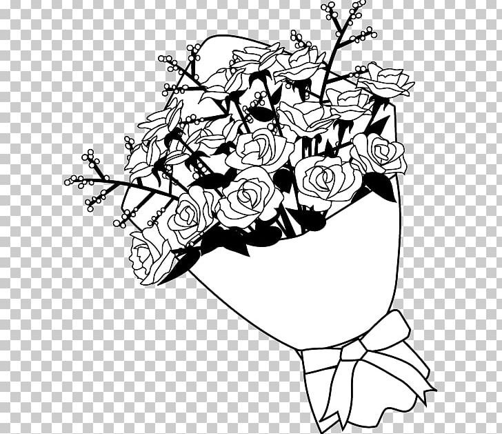 Black And White Rose Nosegay PNG, Clipart, Arm, Art, Artwork, Black And White, Blue Rose Free PNG Download