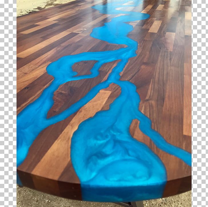 Table Dining Room Furniture Live Edge Epoxy PNG, Clipart, Aqua, Azure, Bedroom, Blue, Chair Free PNG Download