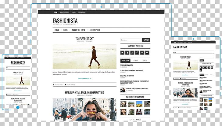 WordPress Web Page Theme Template Responsive Web Design PNG, Clipart, Blog, Bootstrap, Brand, Computer, Download Free PNG Download