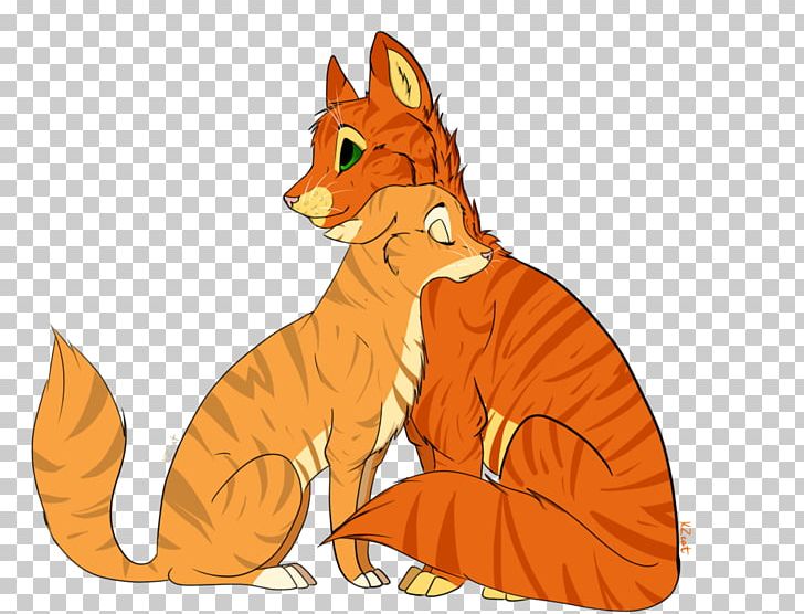 how to draw a warrior cat firestar