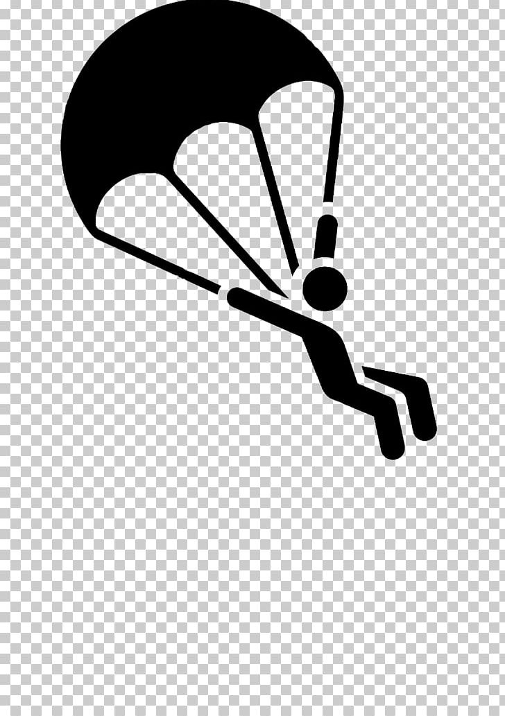 Parachuting Parachute Airplane Extreme Sport PNG, Clipart, Airplane, Angle, Aviation, Black And White, Computer Icons Free PNG Download