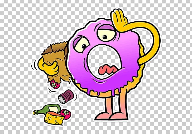 Telegram Donuts Sticker PNG, Clipart, Area, Art, Artwork, Behavior, Cartoon Free PNG Download