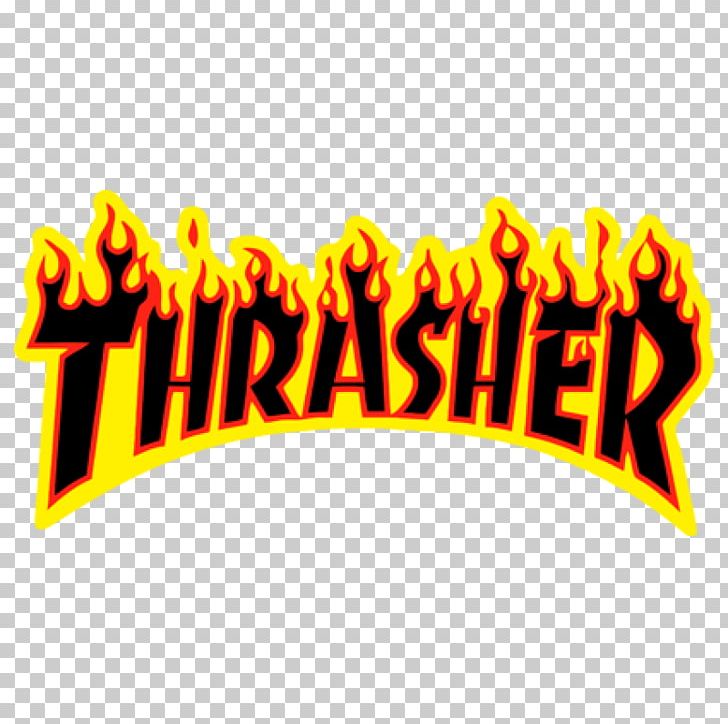 Thrasher Presents Skate And Destroy Skateboarding Sticker PNG, Clipart, Banco, Brand, Clothing, Flame, Flame Logo Free PNG Download