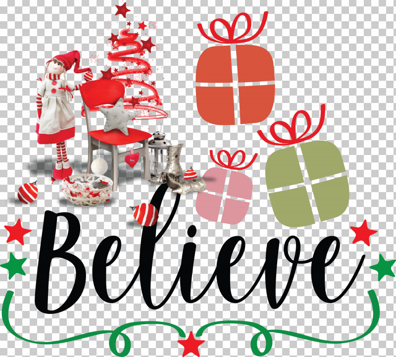 Believe Santa Christmas PNG, Clipart, Believe, Christmas, Christmas Day, Digital Art, Logo Free PNG Download