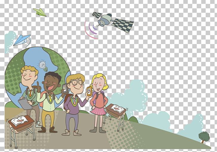 Cartoon Drawing Illustration PNG, Clipart, Art, Child, Children, Children Frame, Children Playing Free PNG Download
