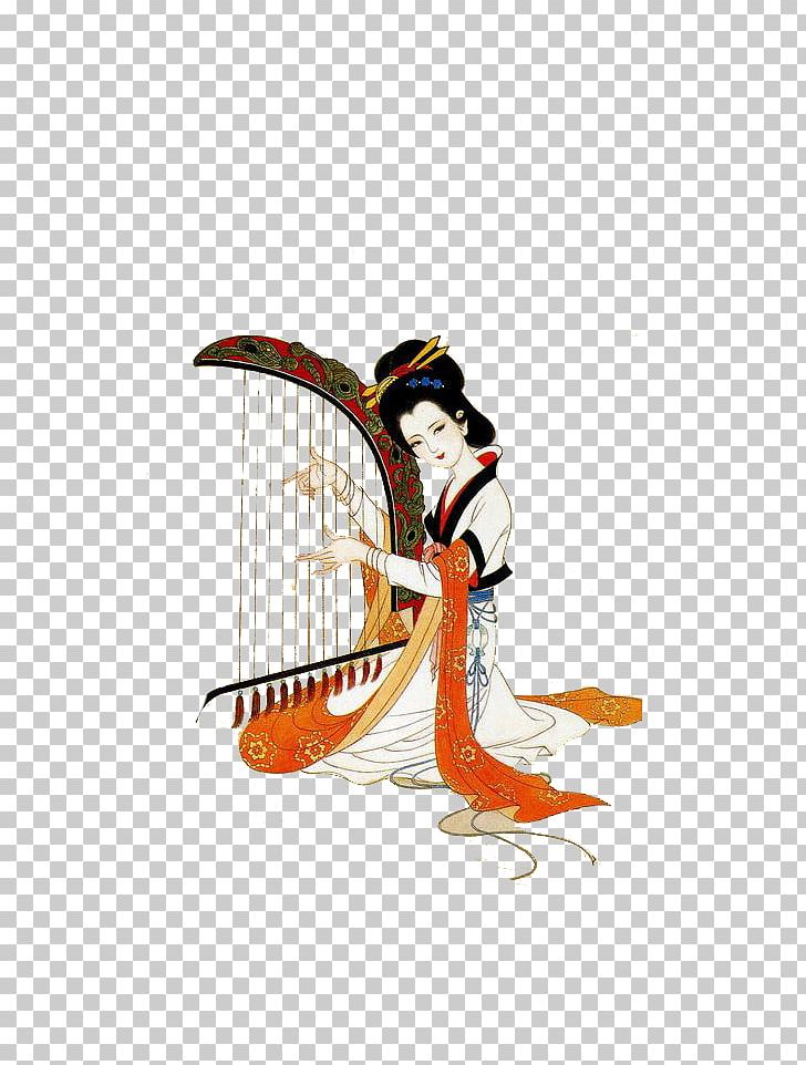 Tang Dynasty Gongbi Paper Taobao U767du63cfu753b PNG, Clipart, Art, Bird, Business Woman, Chinese Painting, Drawing Free PNG Download