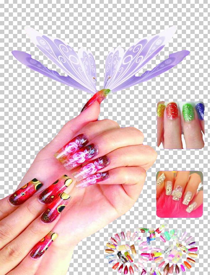 Nail Art Poster PNG, Clipart, Art, Artificial Nails, Beautiful, Business Card, Butterfly Free PNG Download