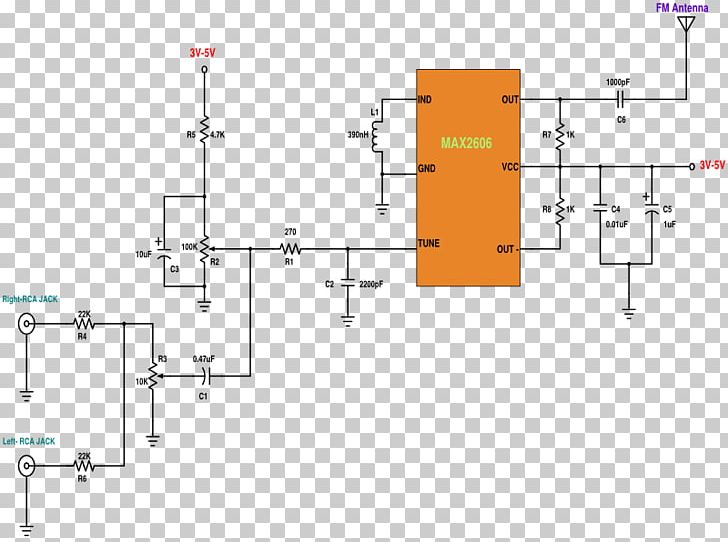 FM Transmitter FM Broadcasting Radio Receiver Electronics PNG, Clipart, Angle, Area, Broadcasting, Circuit Component, Diagram Free PNG Download
