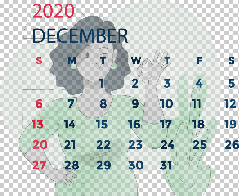 New Year PNG, Clipart, Calendar System, Cartoon, December 2020 Calendar, December 2020 Printable Calendar, Havana Brown Transparent Free PNG Download