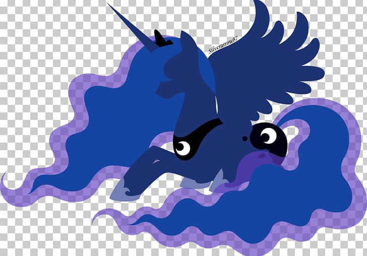 Princess Luna Princess Celestia Pony Rainbow Dash Silhouette PNG, Clipart, Animals, Deviantart, Digital Art, Drawing, Electric Blue Free PNG Download