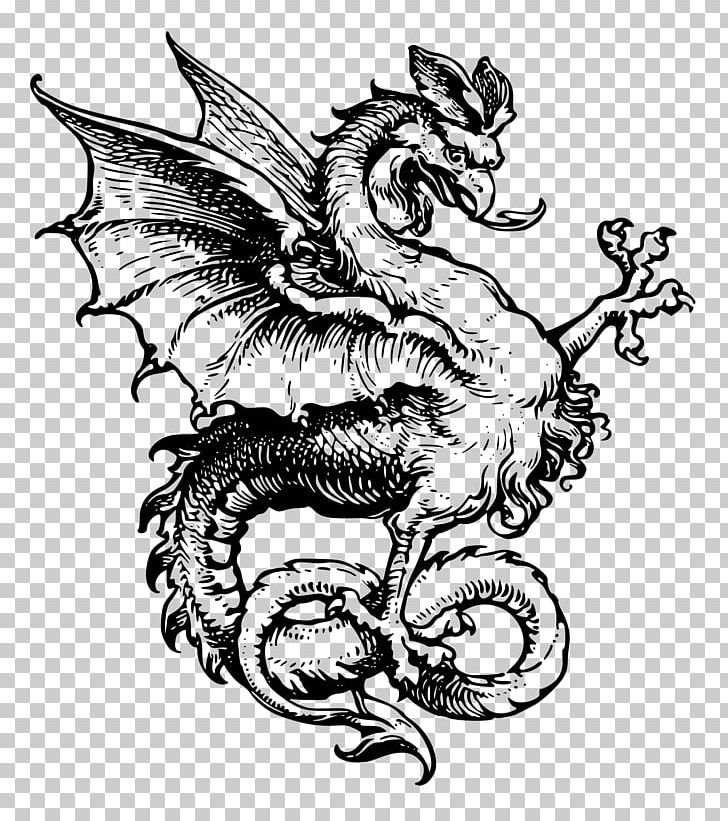 Dragon Sleeve Tattoo PNG, Clipart, Art, Black And White, Chinese Dragon, Desktop Wallpaper, Dragon Free PNG Download