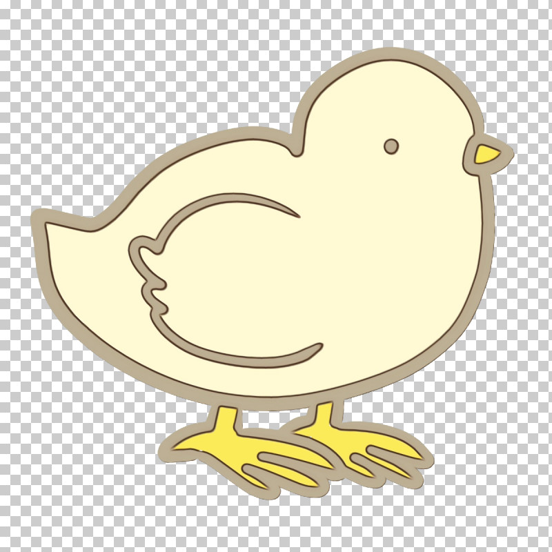 Duck Chicken Yellow Beak Cartoon PNG, Clipart, Beak, Cartoon, Chicken, Duck, Paint Free PNG Download