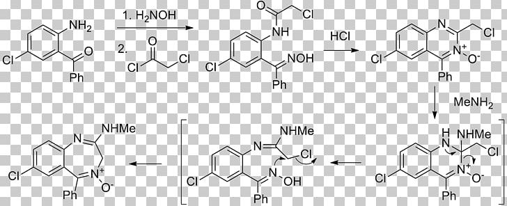 Chlordiazepoxide Chemical Synthesis /m/02csf Wikimedia Commons Technology PNG, Clipart, Angle, Area, Auto Part, Black And White, Chemical Synthesis Free PNG Download